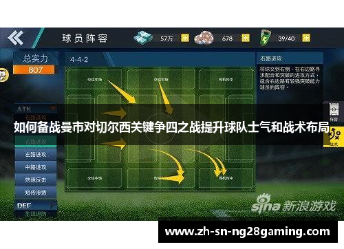 如何备战曼市对切尔西关键争四之战提升球队士气和战术布局